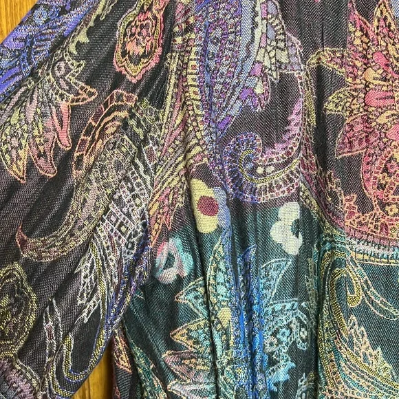 Women's Soft Surroundings Topper / Jacket Size 1X Multicolor and FABULOUS! - Picture 2 of 9